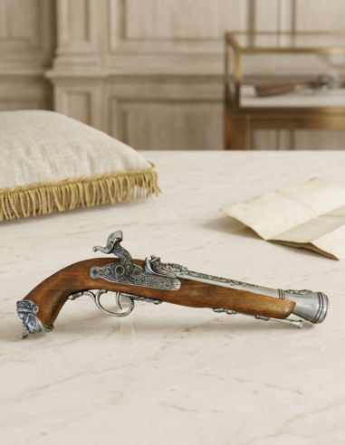 Italian percussion pistol, 18th century