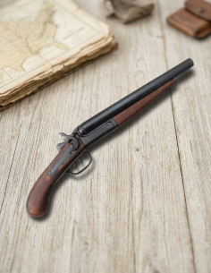 Sawed-off 2-barreled pistol, USA 1881