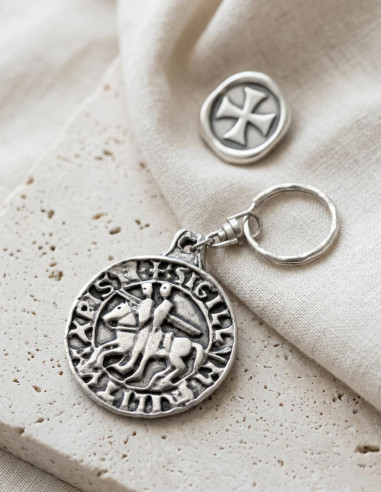 Knights Templar Keychain