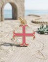Anchored Templar Cross Pendant