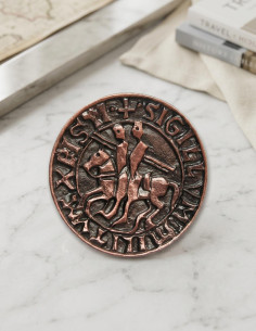 Templar seal magnet, copper finish