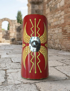 Tortoise Roman shield - Umbo silver