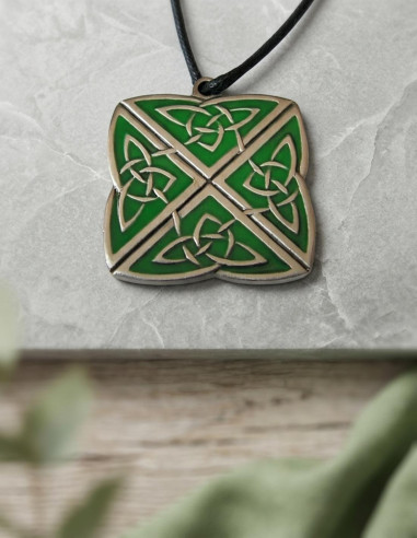 Celtic 4-way knot pendant