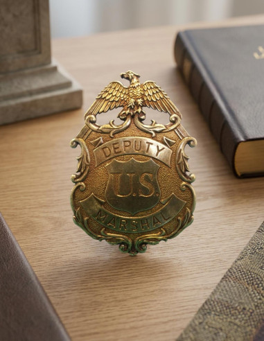 Marshal badge with eagle