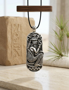 seated egyptian pendant