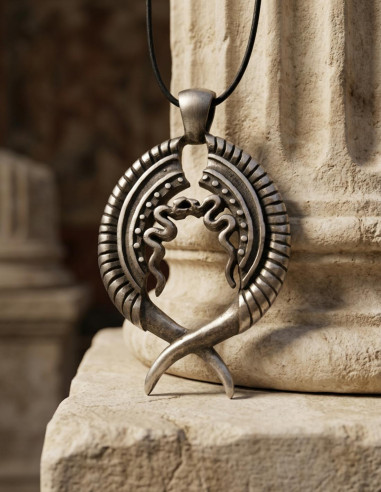 Greek motifs pendant