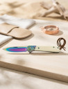 Albainox Field Knife, Rainbow Blade and Guard