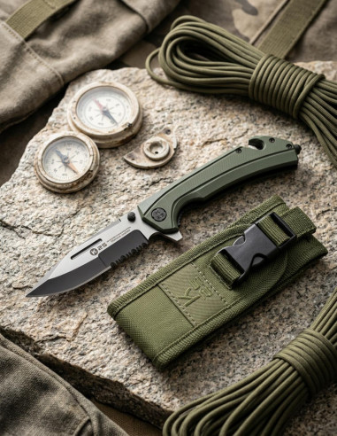 K25 Tactical Knife with G10 Handle and Sheath