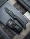 K25 Tactical Knife with Stamped Blade and G10 Handle, with Sheath