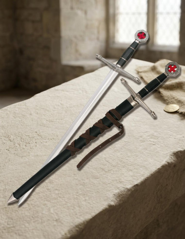 Children's Templar sword with sheath