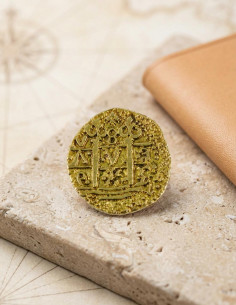 2 Escudos golden coin, doubloon