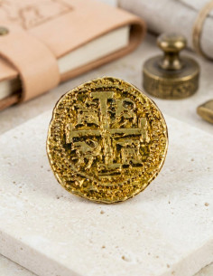 2 Escudos golden coin, doubloon 2