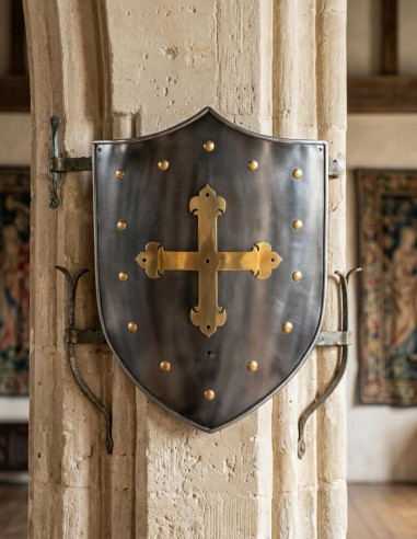 medieval shield cross