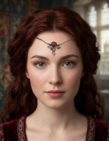 Tiara with crystal pearls