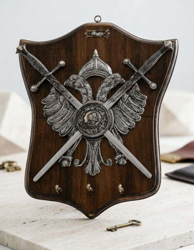 2-headed eagle panoply, keychain