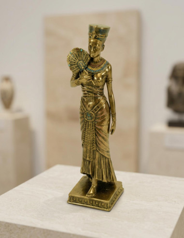 Egyptian Queen figure with fan