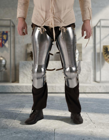 Medieval armor for legs and knees