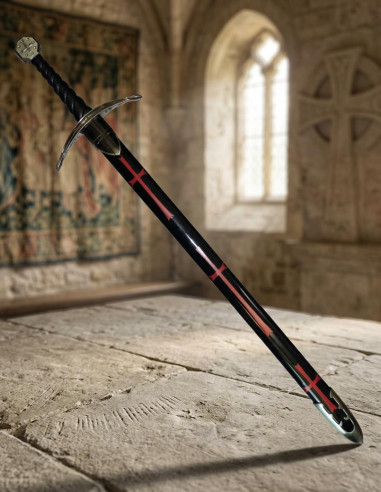 Templar sword with sheath