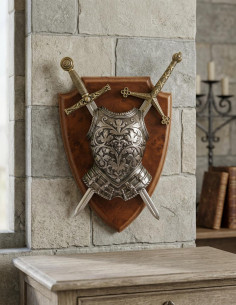 Armor Set with Breastplate and 2 Swords