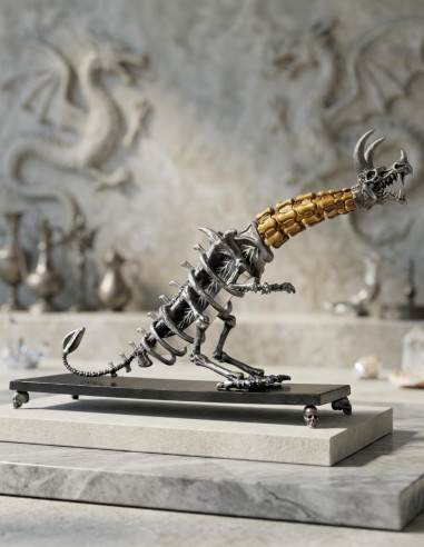 Dragon fantastic knife, with base