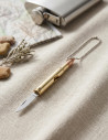 Keychain bullet pendant knife, blade 4.4 cm.