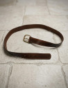 Medieval belt in dark brown leatherette, 130 cm.