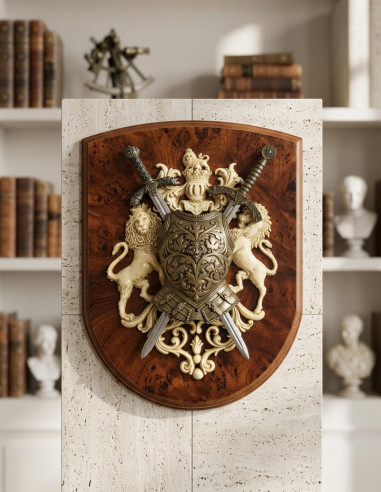 Panoply Lions cuirass and swords