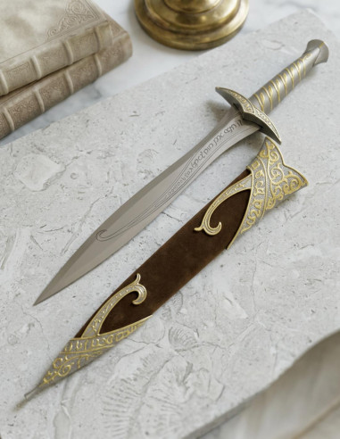 Fantastic knife with brown sheath