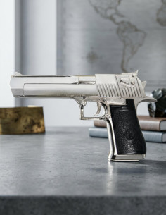 Nickel plated semi-automatic pistol USA, Israel 1982