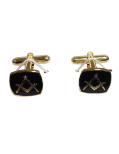 Masonic Cufflinks with Square and Compass