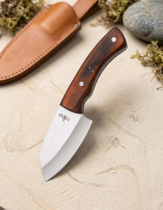 Hunting Knife 440 Steel Mirror Finish, Pakkawood Handle