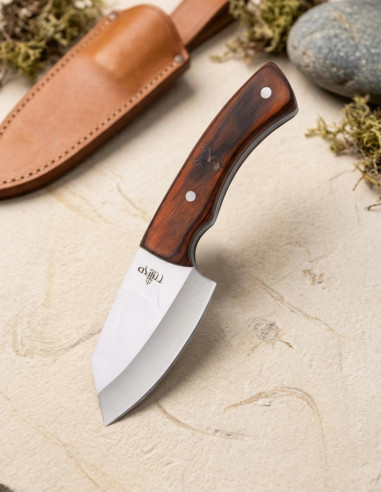 Hunting Knife 440 Steel Mirror Finish, Pakkawood Handle