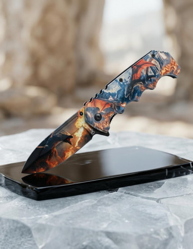 Albainox 3D Dragons Knife ABS