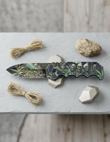 Albainox 3D Skull Knife ABS