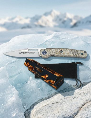 TOKISU Mikarta Glacial Field Knife