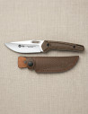 K25 Mikarta Tactical Knife Caramel Color with Sheath