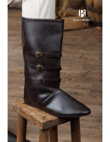 Ernest Medieval Boots, Dark Brown