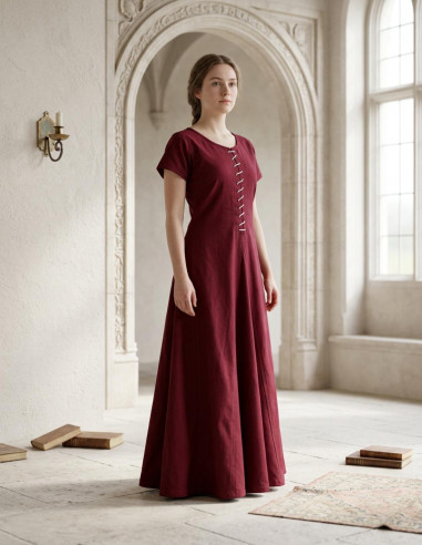 Medieval short sleeve dress, Ava