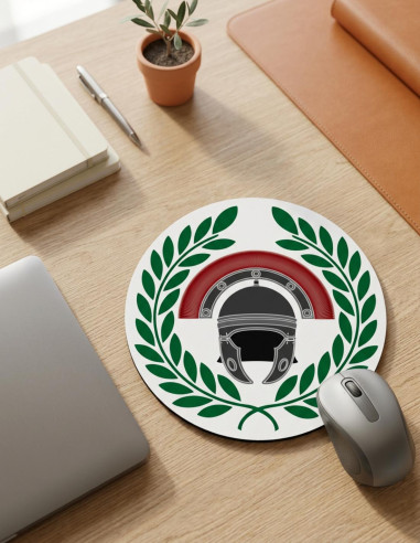 Roman Centurion Round Mouse Pad