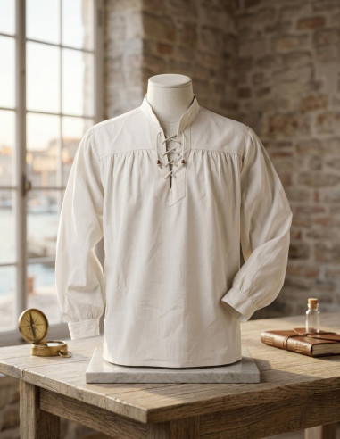 Ludwig pirate white shirt