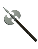 rustic smooth double ax blade, 61 cms.