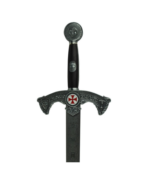 Rustic Templar sword, decorated Rustic Templar sword, decorated