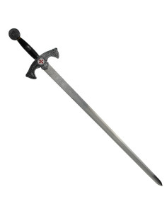 Rustic Templar sword, decorated