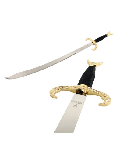 High Carbon 1065 Steel Black Arabian Scimitar Curved Blade Razor Sharp war sword
