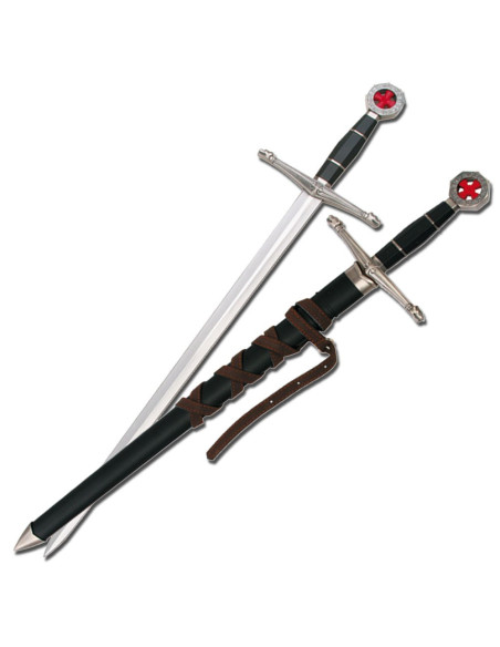 Children's Templar sword with sheath