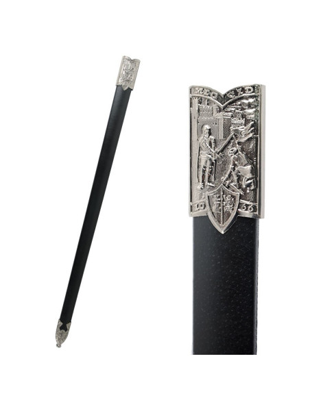 Colada Cid sword with chiselled handle