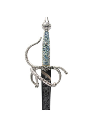 Colada Cid sword with chiselled handle