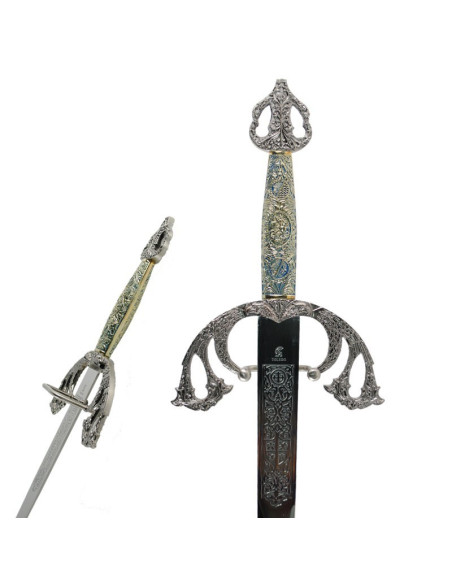 Tizona Cid sword with chiseled hilt