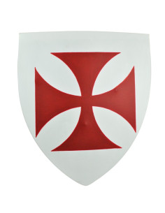 Functional Templar shield, 50x60 cms.