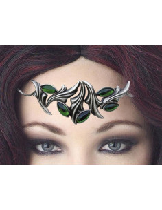 Tiara with crystal pearls